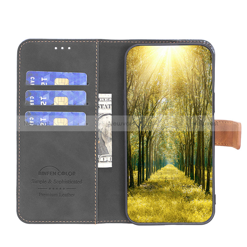 Leather Case Stands Flip Cover Holder B02F for Samsung Galaxy A04 4G