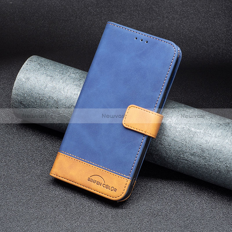 Leather Case Stands Flip Cover Holder B02F for Samsung Galaxy A33 5G