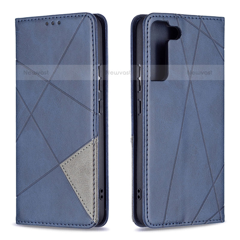 Leather Case Stands Flip Cover Holder B02F for Samsung Galaxy S21 5G