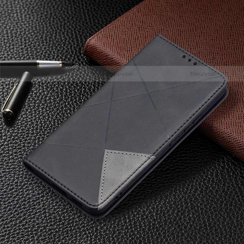 Leather Case Stands Flip Cover Holder B02F for Samsung Galaxy S23 5G
