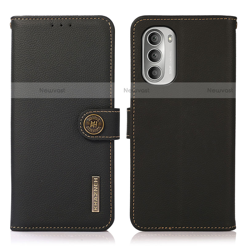 Leather Case Stands Flip Cover Holder B02H for Motorola Moto G Stylus (2022) 4G