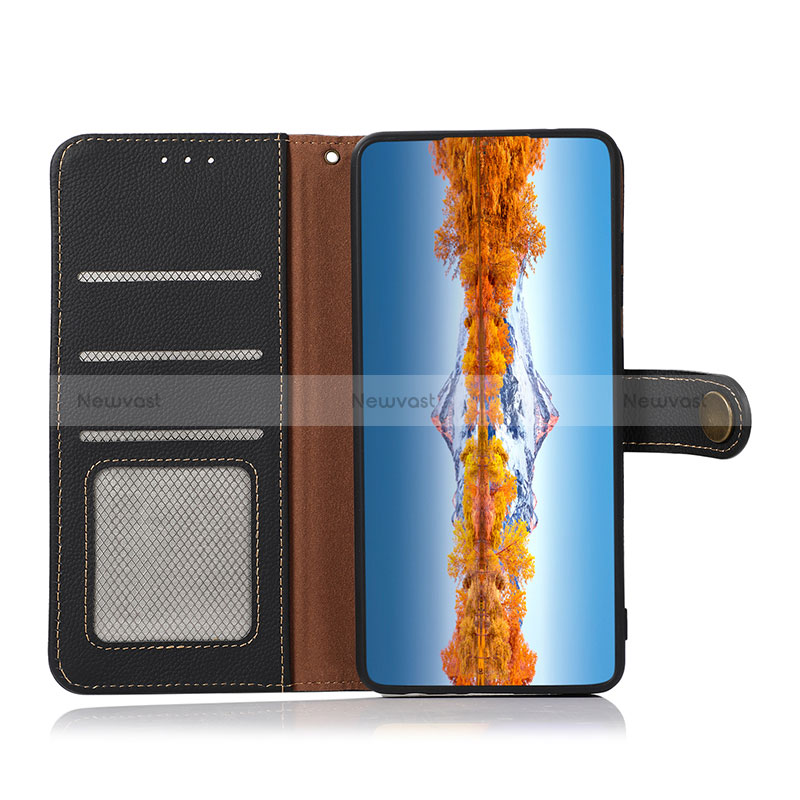 Leather Case Stands Flip Cover Holder B02H for Oppo A96 5G