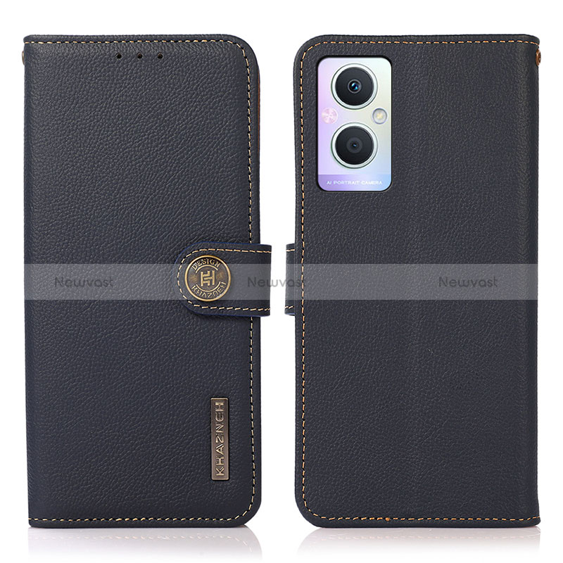 Leather Case Stands Flip Cover Holder B02H for Oppo Reno8 Lite 5G