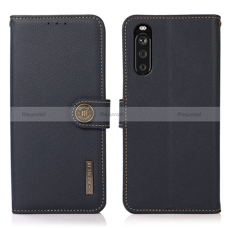 Leather Case Stands Flip Cover Holder B02H for Sony Xperia 10 III