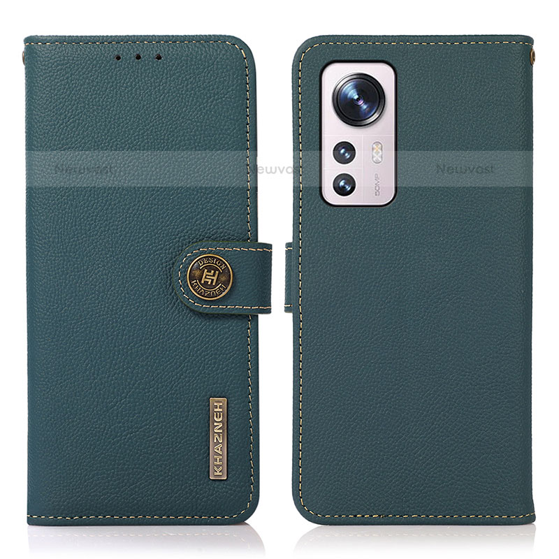 Leather Case Stands Flip Cover Holder B02H for Xiaomi Mi 12 Pro 5G