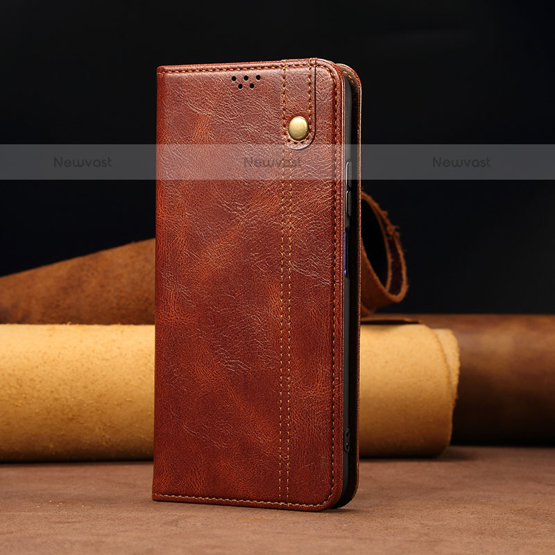 Leather Case Stands Flip Cover Holder B02S for Samsung Galaxy M32 4G