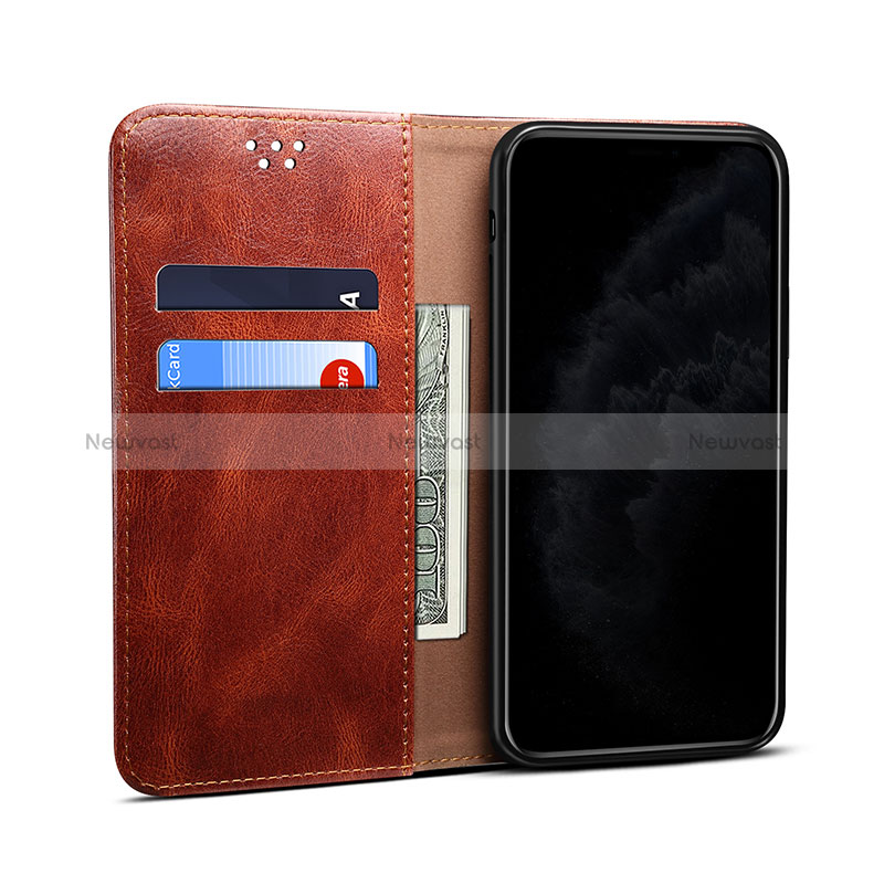 Leather Case Stands Flip Cover Holder B02S for Xiaomi Poco M3