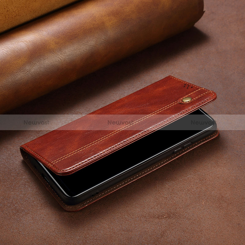 Leather Case Stands Flip Cover Holder B02S for Xiaomi Redmi 10C 4G