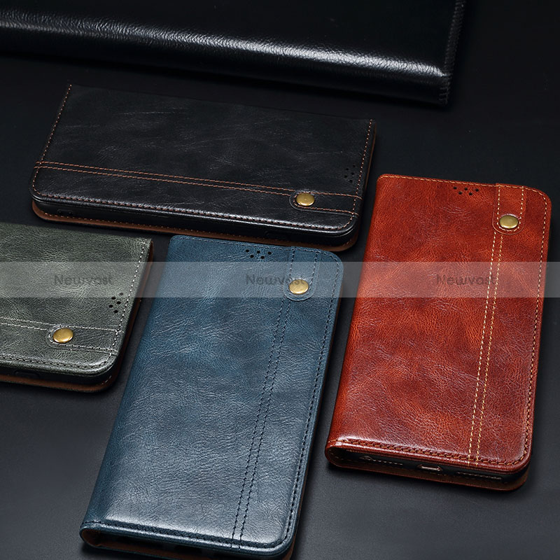 Leather Case Stands Flip Cover Holder B02S for Xiaomi Redmi Note 11 Pro 4G