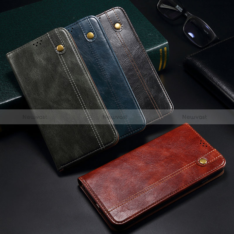 Leather Case Stands Flip Cover Holder B02S for Xiaomi Redmi Note 11 Pro 4G
