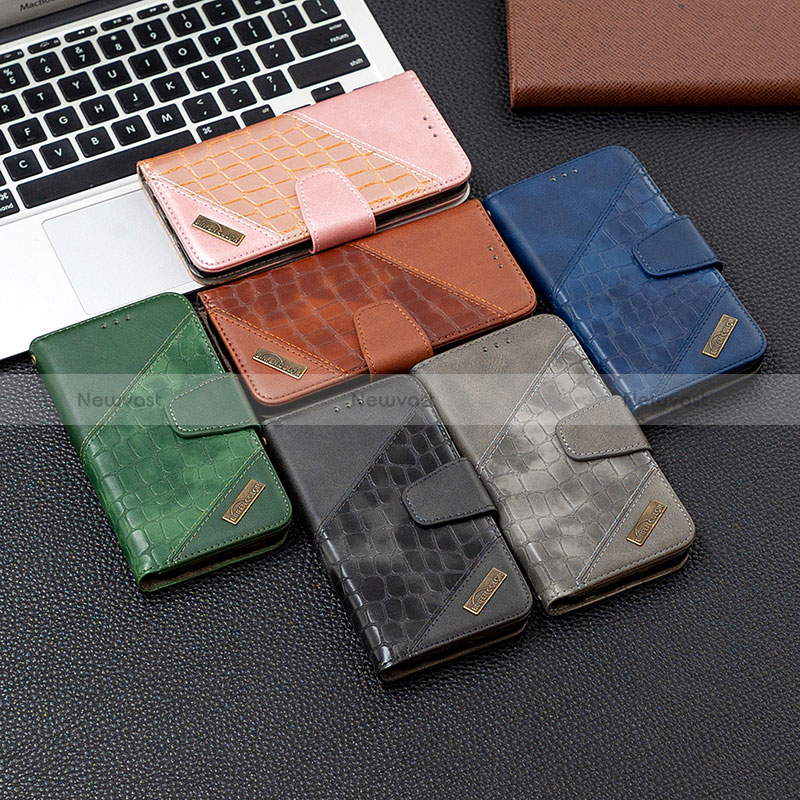 Leather Case Stands Flip Cover Holder B03F for Samsung Galaxy A40