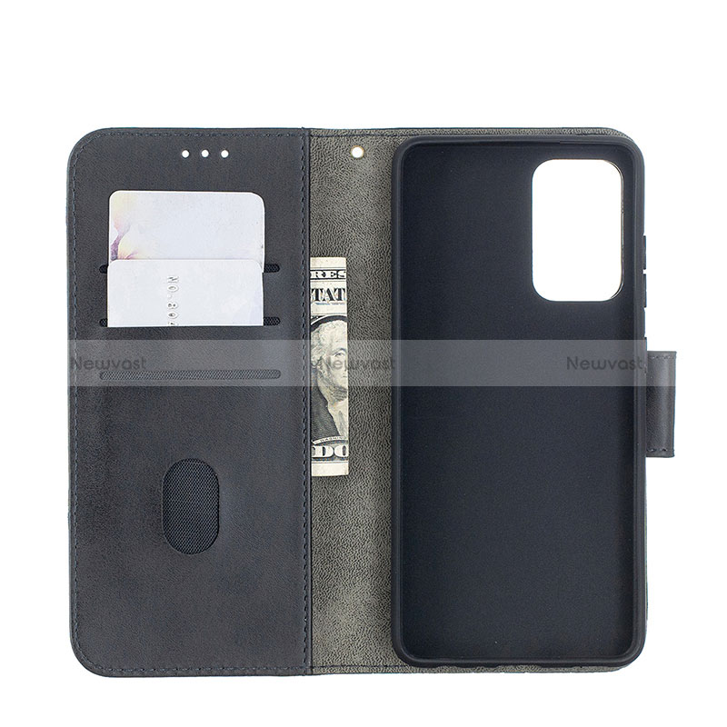 Leather Case Stands Flip Cover Holder B03F for Samsung Galaxy A52 5G