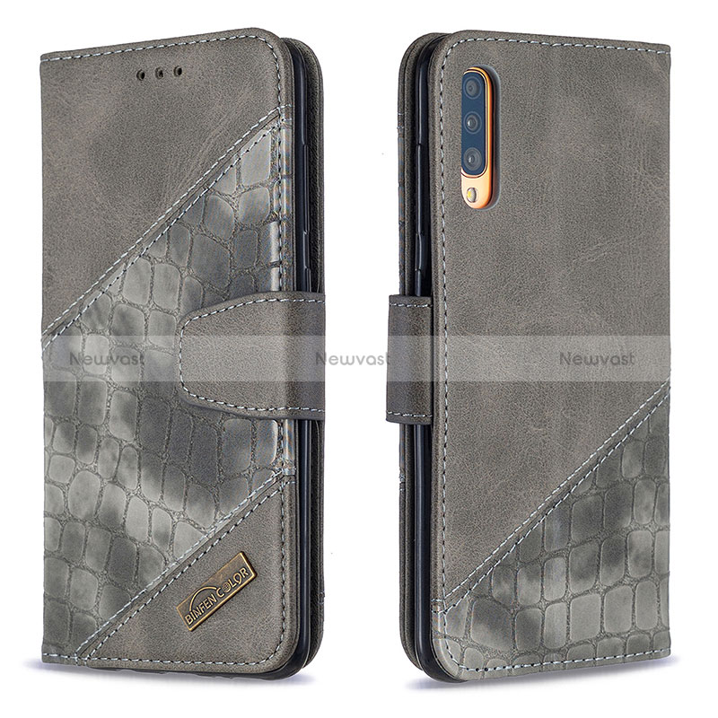 Leather Case Stands Flip Cover Holder B03F for Samsung Galaxy A70