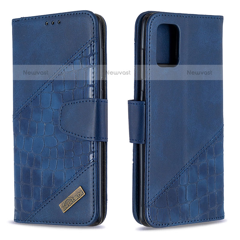 Leather Case Stands Flip Cover Holder B03F for Samsung Galaxy A71 4G A715