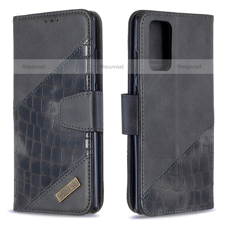 Leather Case Stands Flip Cover Holder B03F for Samsung Galaxy Note 20 5G