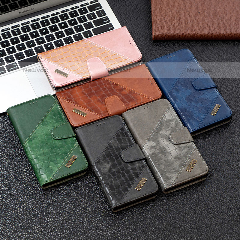 Leather Case Stands Flip Cover Holder B03F for Samsung Galaxy Note 20 Ultra 5G