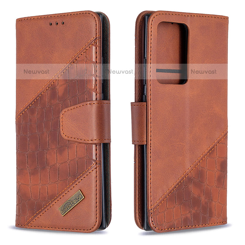 Leather Case Stands Flip Cover Holder B03F for Samsung Galaxy Note 20 Ultra 5G