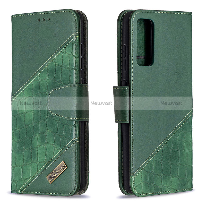 Leather Case Stands Flip Cover Holder B03F for Samsung Galaxy S20 FE (2022) 5G