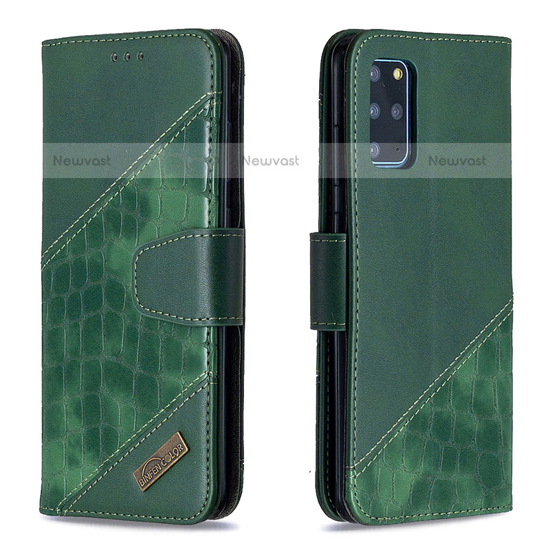 Leather Case Stands Flip Cover Holder B03F for Samsung Galaxy S20 Plus 5G