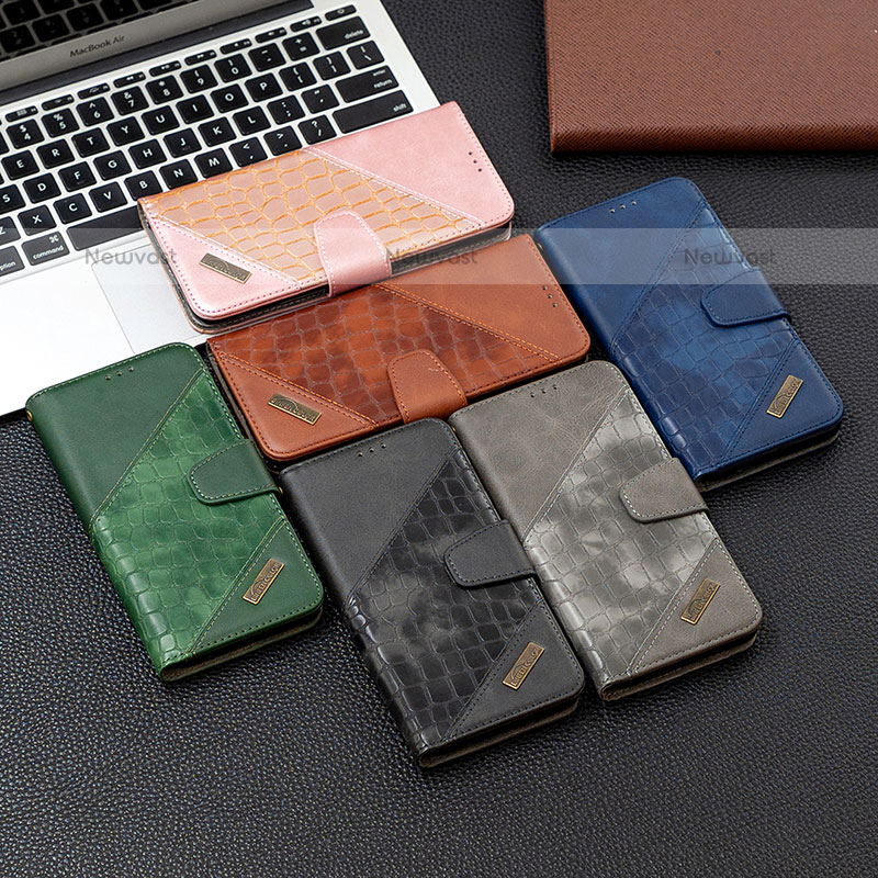 Leather Case Stands Flip Cover Holder B03F for Samsung Galaxy S20 Ultra 5G