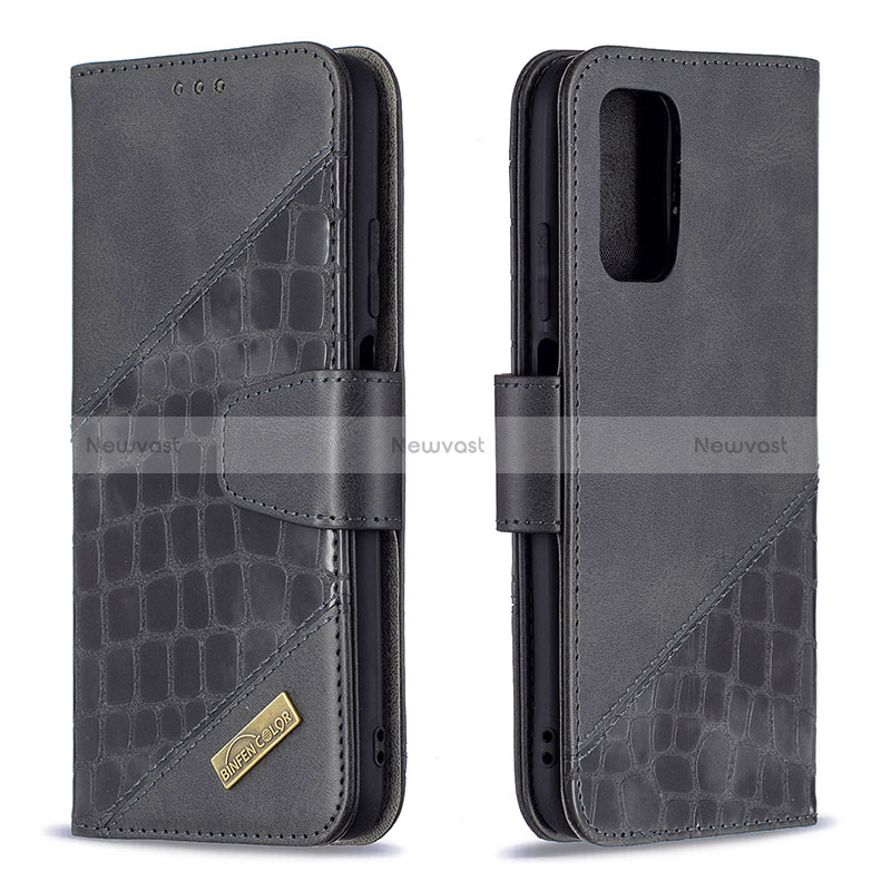 Leather Case Stands Flip Cover Holder B03F for Xiaomi Poco M3