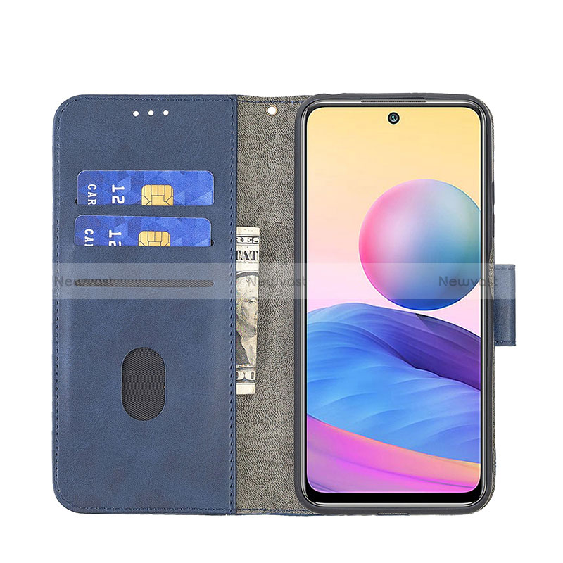 Leather Case Stands Flip Cover Holder B03F for Xiaomi Redmi Note 11 SE 5G