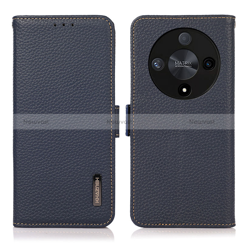 Leather Case Stands Flip Cover Holder B03H for Huawei Honor Magic6 Lite 5G