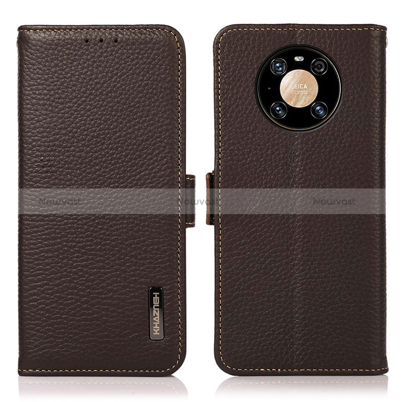 Leather Case Stands Flip Cover Holder B03H for Huawei Mate 40 Pro