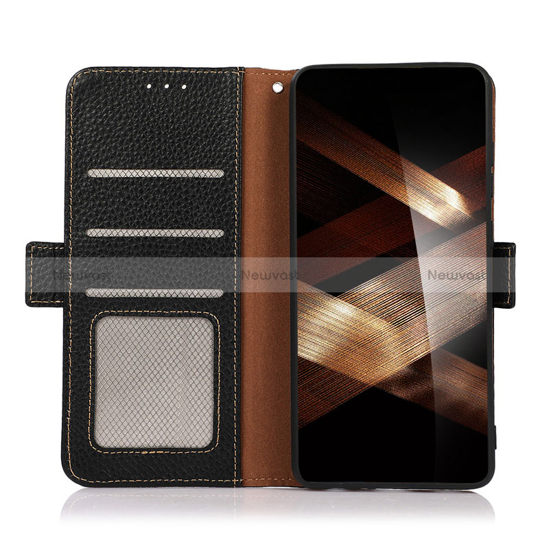 Leather Case Stands Flip Cover Holder B03H for Huawei Mate 60 Pro
