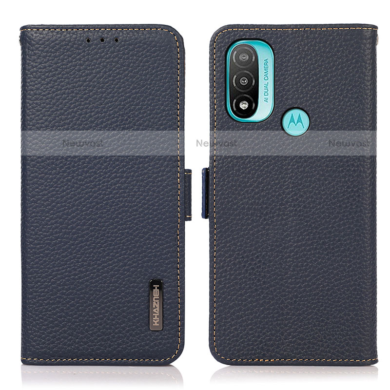 Leather Case Stands Flip Cover Holder B03H for Motorola Moto E40