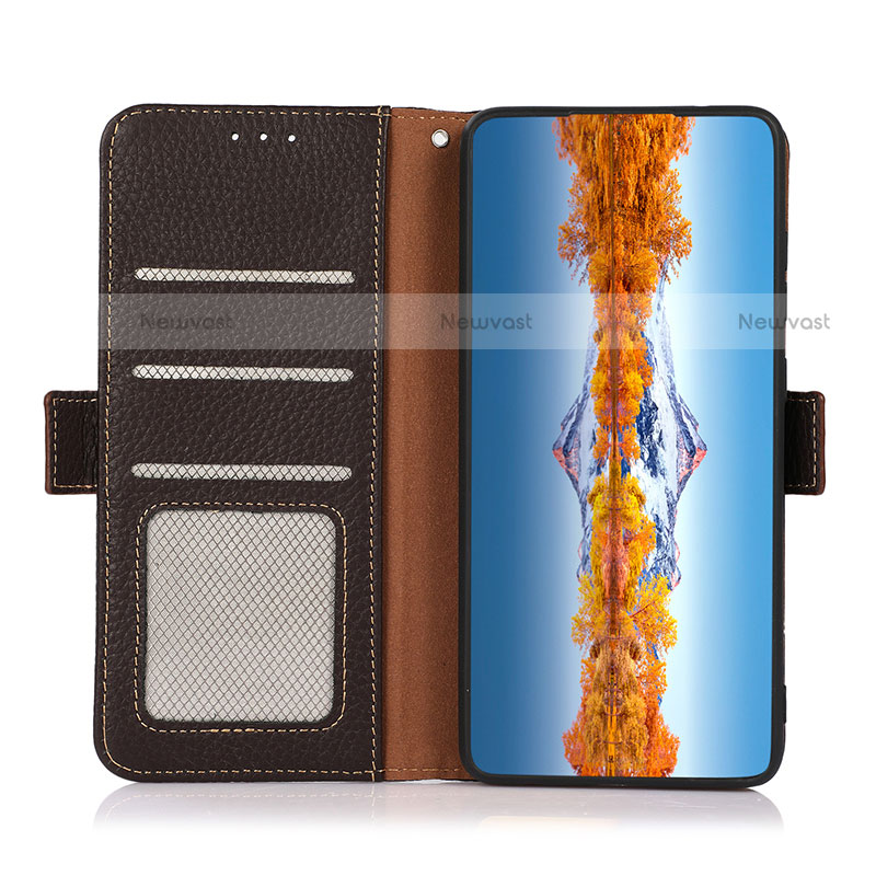 Leather Case Stands Flip Cover Holder B03H for Motorola Moto Edge 20 5G