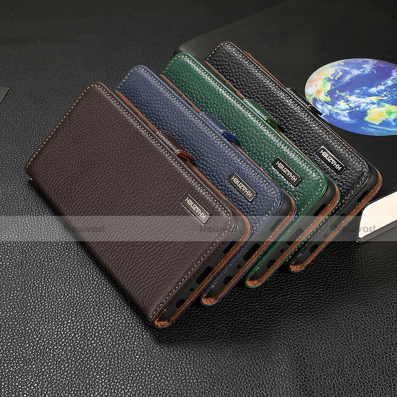 Leather Case Stands Flip Cover Holder B03H for Motorola Moto G42