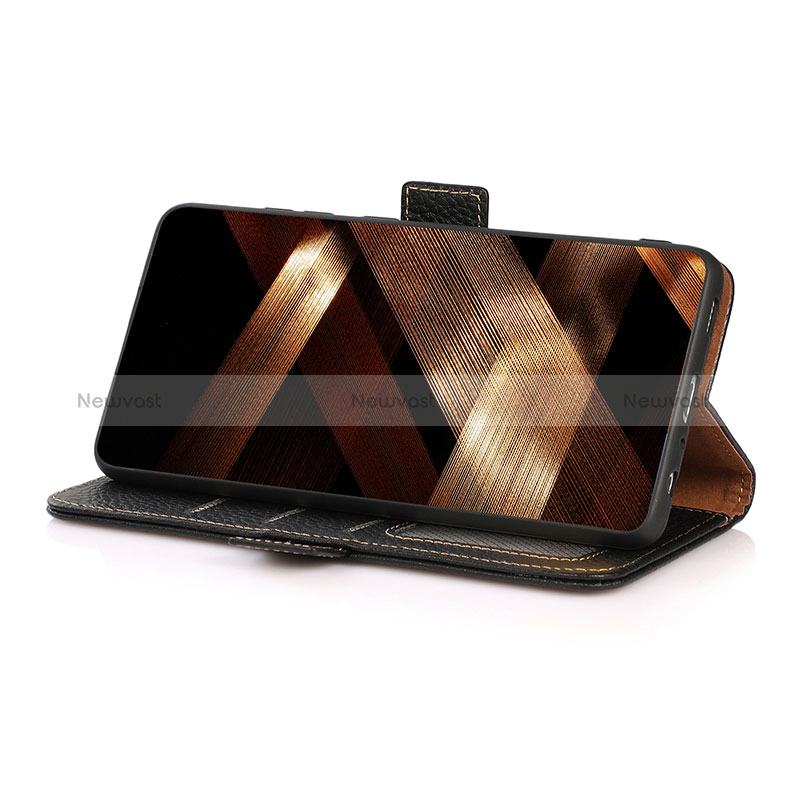 Leather Case Stands Flip Cover Holder B03H for Motorola Moto G53 5G