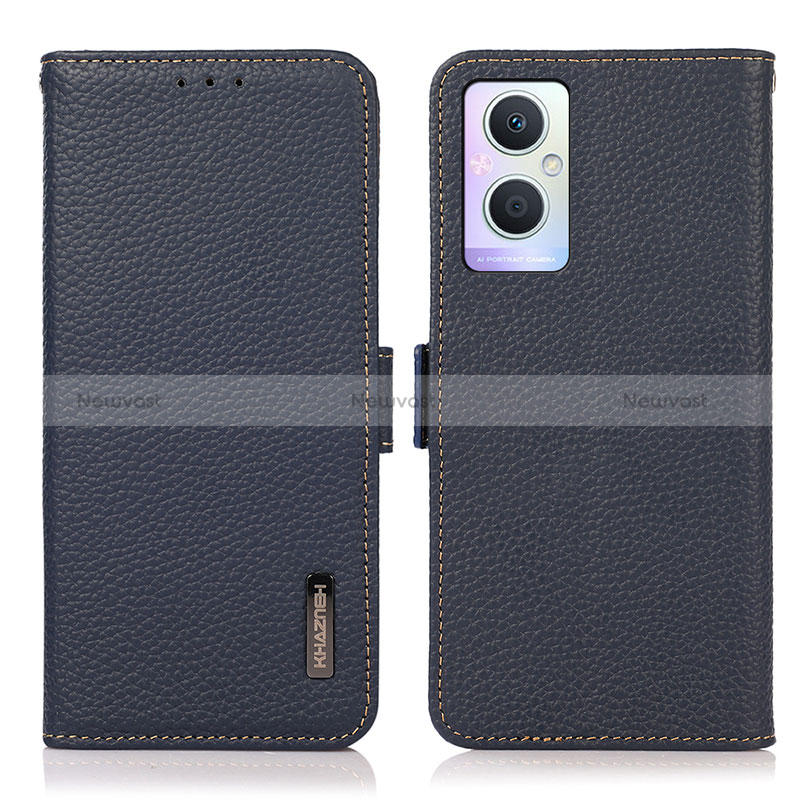 Leather Case Stands Flip Cover Holder B03H for Oppo Reno7 Lite 5G