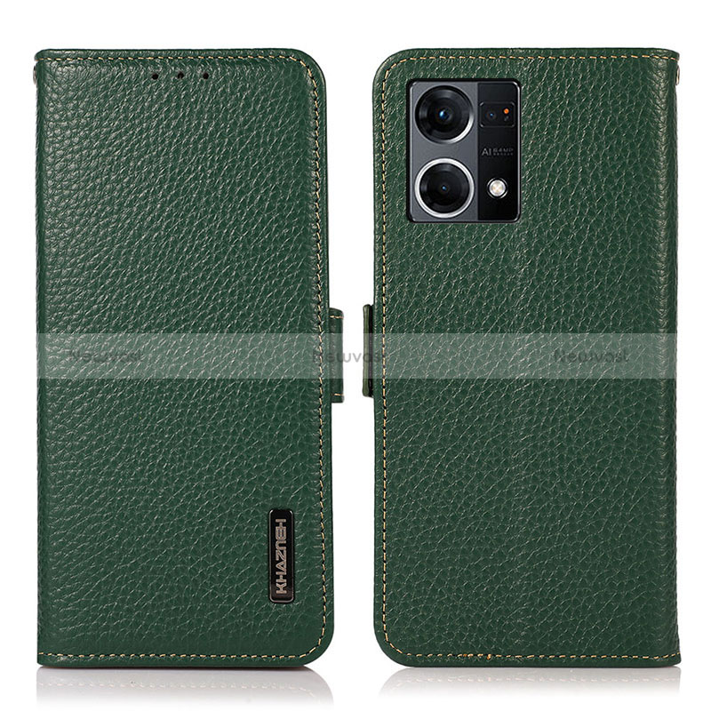 Leather Case Stands Flip Cover Holder B03H for Oppo Reno8 4G