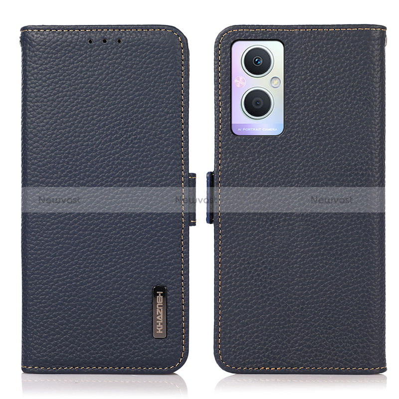 Leather Case Stands Flip Cover Holder B03H for Oppo Reno8 Lite 5G