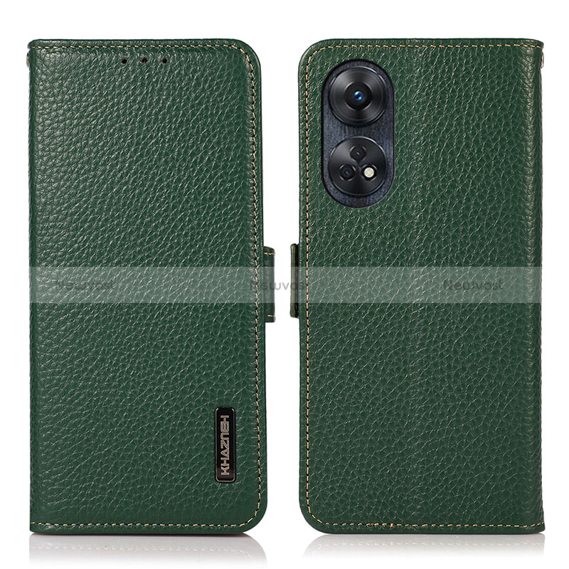 Leather Case Stands Flip Cover Holder B03H for Oppo Reno8 T 4G