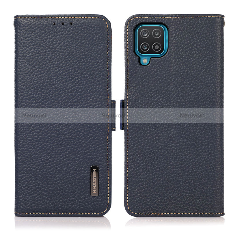 Leather Case Stands Flip Cover Holder B03H for Samsung Galaxy M12