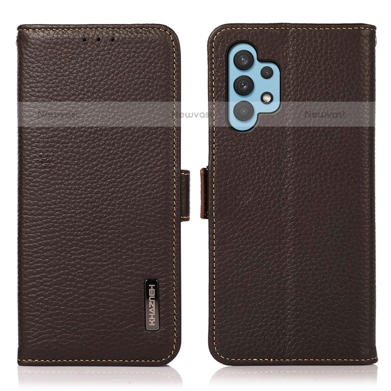 Leather Case Stands Flip Cover Holder B03H for Samsung Galaxy M32 5G