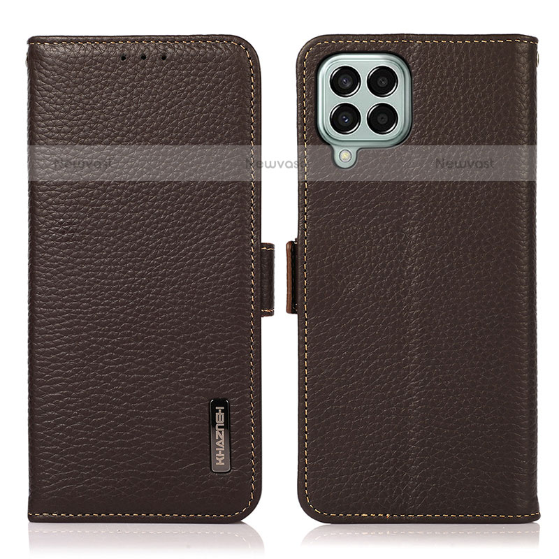 Leather Case Stands Flip Cover Holder B03H for Samsung Galaxy M33 5G