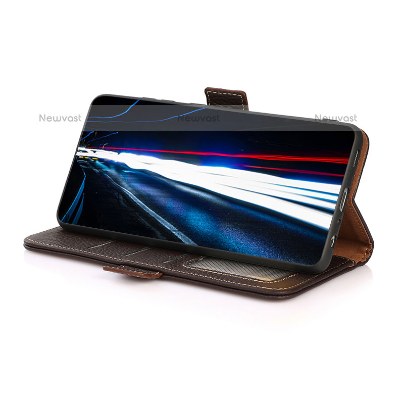 Leather Case Stands Flip Cover Holder B03H for Samsung Galaxy M33 5G