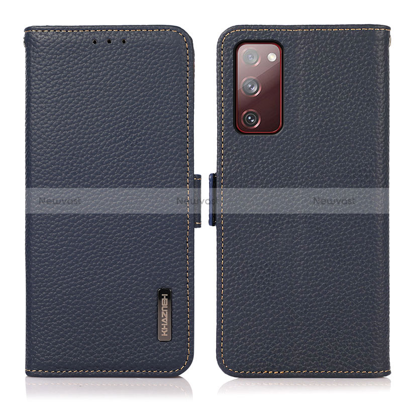 Leather Case Stands Flip Cover Holder B03H for Samsung Galaxy S20 FE 5G