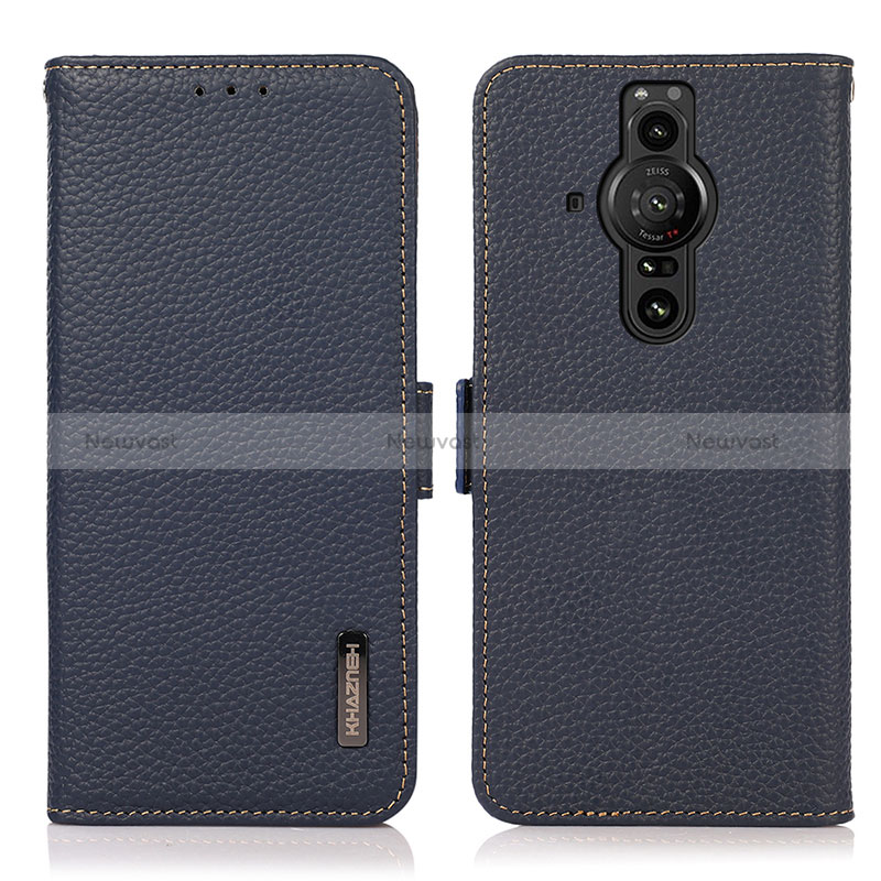 Leather Case Stands Flip Cover Holder B03H for Sony Xperia PRO-I