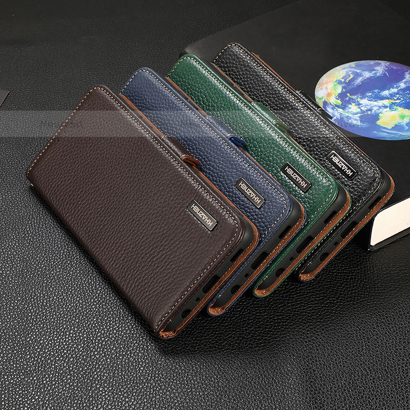 Leather Case Stands Flip Cover Holder B03H for Xiaomi Mi 12S Ultra 5G