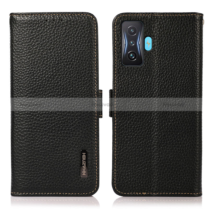 Leather Case Stands Flip Cover Holder B03H for Xiaomi Poco F4 GT 5G