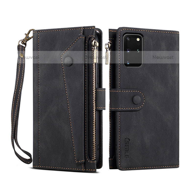 Leather Case Stands Flip Cover Holder B03S for Samsung Galaxy S20 Plus 5G