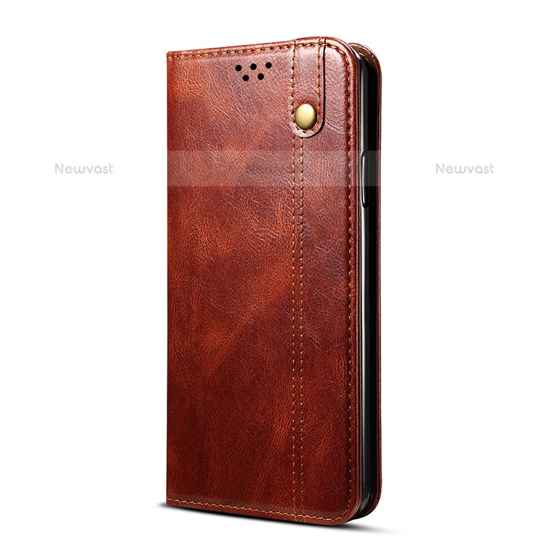 Leather Case Stands Flip Cover Holder B03S for Samsung Galaxy S21 5G