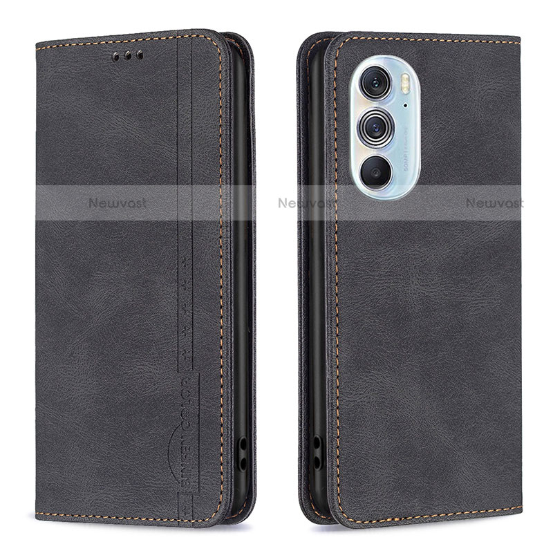 Leather Case Stands Flip Cover Holder B04F for Motorola Moto Edge X30 5G