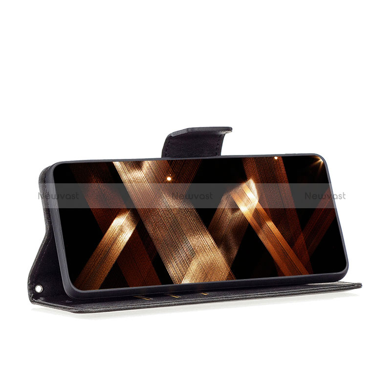 Leather Case Stands Flip Cover Holder B04F for Nokia C12