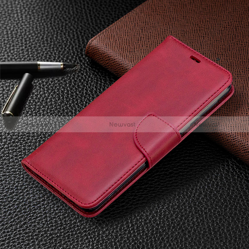 Leather Case Stands Flip Cover Holder B04F for Samsung Galaxy A21